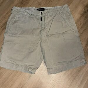 American Eagle Outfitters Khaki Flat Front Shorts
